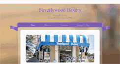 Desktop Screenshot of beverlywoodbakery.com